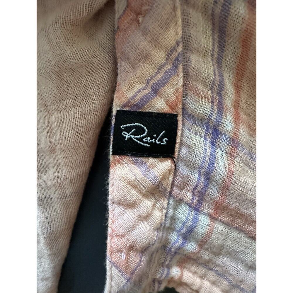 Rails Kendra Button Front Top Size Medium Gauzy C… - image 4